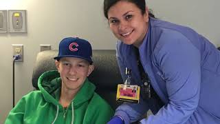 Loyola Medicine Pediatric Cancer Patient Drafted by the Chicago Cubs [upl. by Jennie]