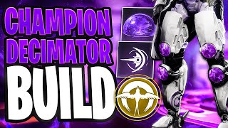 The Champion Decimator Void Titan Build for Season 23  Destiny 2 Void Subclass Best Build [upl. by Strepphon]