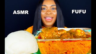 MUKBANG FUFU MUKBANG  AFRICAN FOOD  NIGERIAN FOOD  EGUS I OKRA STEW  GOAT PEPPER SOUP  SHAKI [upl. by Akino]