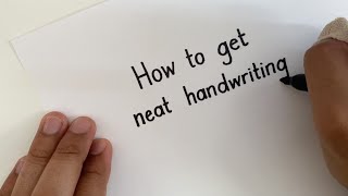 How to improve your Handwriting  Easy Fast and Practical Tips [upl. by Eux]