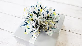 ペーパーナフキンフラワーの作り方 How to make paper napkin flower [upl. by Puff137]