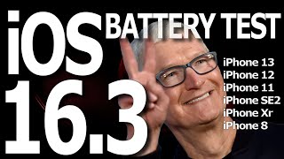 iOS 163 Battery Life Test   Surprisingly great results [upl. by Acinat]