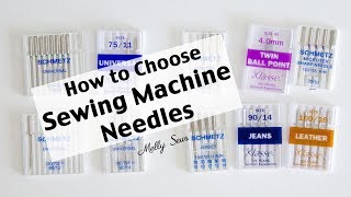 Sewing Machine Needles  Which Kind to Use [upl. by Rukna854]