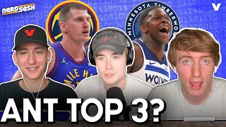 Is Anthony Edwards a Top 3 playoff performer How can Jokic amp Nuggets respond  NerdSesh x Sponhour [upl. by Modern]