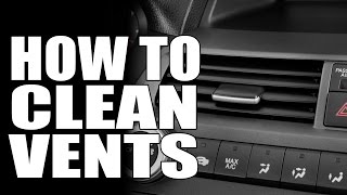 How To Clean Air Conditioning Vents  Mastersons Car Care  Auto Detailing [upl. by Cointon]