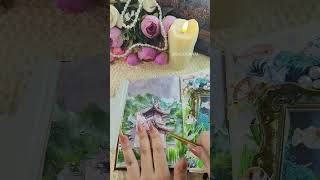 Asmr journalChina theme ⛩️ shorts journal asmr scrapbooking [upl. by Alieka]