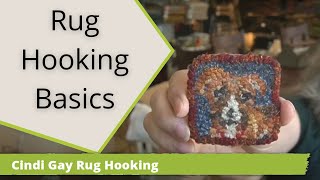 Beginner Rug Hooking Basics Part 1 What you need [upl. by Philpot88]