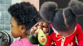 Extreme Deep Conditioning Protein Treatment for Rapid Hair Growth  Egg and Avocado Hair MaskSE [upl. by Nelyaw]