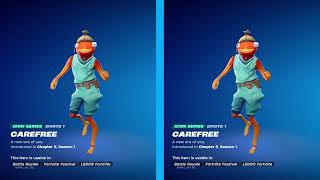 FORTNITE CAREFREE EMOTE 1 HOUR [upl. by Atte752]