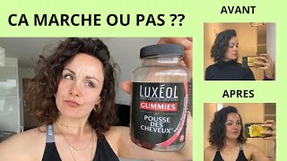 AVIS GUMMIES LUXEOL POUSSE DES CHEVEUX  CURE DE 3 MOIS  ☺️ [upl. by Gilford]