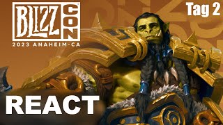 BLIZZCON 2023 REACT World of Warcraft Ein und Ausblicke  Spielbursche [upl. by Tiduj636]