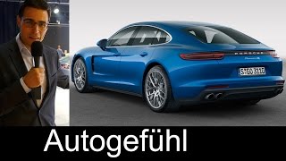 Porsche Panamera Turbo amp 4S World Premiere allnew neu static reveal REVIEW 20172016 [upl. by Gereld901]