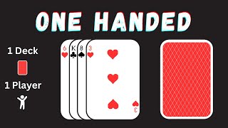 How to Play One Handed Solitaire [upl. by Thibaud]