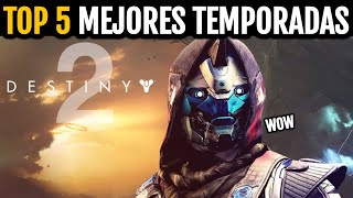 TOP 5 MEJORES TEMPORADAS  Destiny 2 [upl. by Gautier]