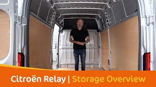 2019 Citroën Relay  Storage Overview  Vanaramacom [upl. by Analiese430]