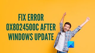 Fix error 0x8024500C after Windows Update [upl. by Atidnan937]