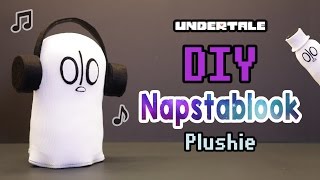 Easiest Plushie Ever Made DIY Undertale Napstablook Plushie Free Pattern [upl. by Llemar]