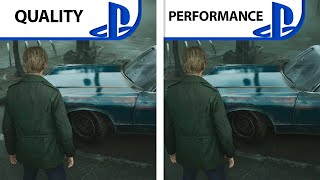 Silent Hill 2 Remake  PS5 Graphics Modes Comparison  Quality VS Performance Mode [upl. by Larena]