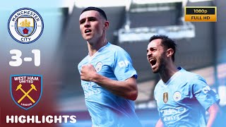 Manchester City VS Westham United highlight 31  Round 38  Unbelievable performance by Foden 🔥🔥 [upl. by Peppi]