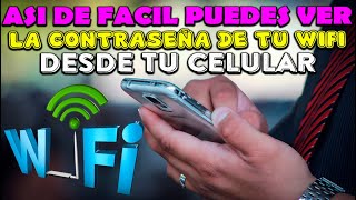 📱Cómo Ver Mi Contraseña WiFi  Fácil y Rápido  2024  Desde Tu Celular [upl. by Anayi]