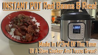 INSTANT POT Red Beans And Rice 13rd Of The Time Quick And Easy EP 5223 [upl. by Nelehyram]