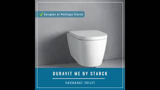 Duravit ME by Starck Rimless Compact væghængt toilet  EAN 4053424326658 [upl. by Oiragelo]