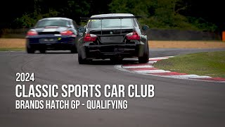 LIVE  CSCC  Qualifying  Brands Hatch GP  05 May 2024 [upl. by Popper460]