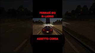 Assetto Corsa Ferrari 812 NLargo F1 Exhaust Sound Mod shorts [upl. by Argela]