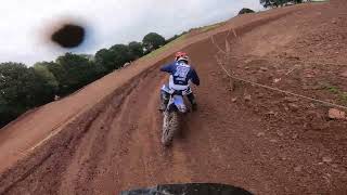 Hazeley Grange mx track 1st race meeting on new revamped layout [upl. by Nehepts]