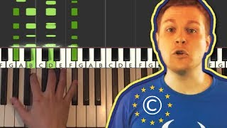 Robocopyright  Article 13 Song Piano Tutorial Lesson [upl. by Stefa]