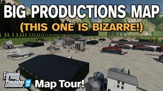 CONTROVERSIAL OPINION “BIG PRODUCTIONS MAP” FS22 MAP TOUR  NEW MOD MAP Review PS5 [upl. by Kunkle]