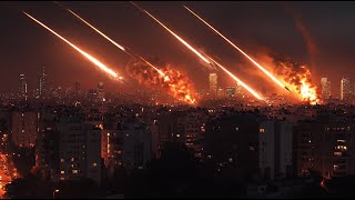 5 minutes ago 500 Iranian Hypersonic Missiles fired at downtown Tel Aviv Israel [upl. by Myriam]