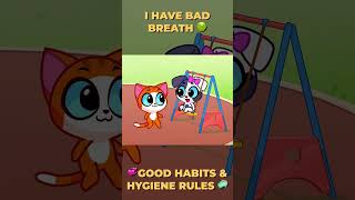 Oh No I Have Bad Breath 🤢🦷 Learn Good Hygiene Habits 😻 Purr Purr [upl. by Anikat427]