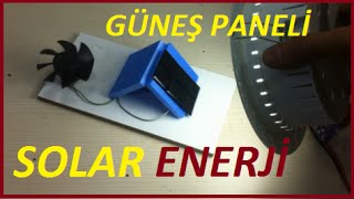 Güneş Paneli Nedir Nasıl ÇalışırSolar Panel Çalışması Bedava Elektrik Üretimi [upl. by Tildie]