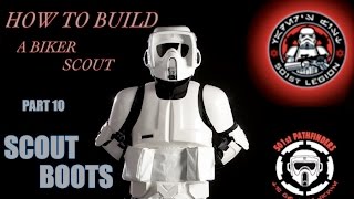 How to build a Biker Scout 2014 CRLs vid10 Boots [upl. by Ryley]