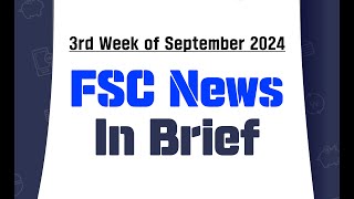 News in Brief 3rd Week of September 2024 [upl. by Girvin]