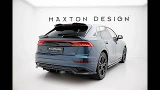 Maxton Design Audi Q8 MK1 Standaard Splitter Spoiler Voorspoiler Diffuser Side Skirt Styling Tuning [upl. by Remark]