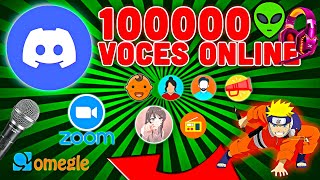 MODULADOR DE VOZ para DISCORD ONLINE  MODULADOR DE VOZ PARA PC OMEGLE ZOOM  1000 VOCES de MANGEL [upl. by Edythe]