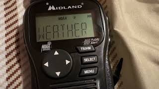 NOAA weather radio weather conditions across the region at 8 PM [upl. by As]