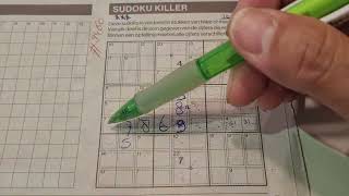 9460 Saturday Killer Sudoku puzzle Bonus Extra edition 10192024 Extra part 2 of 4 [upl. by Aliban]