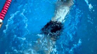 flip turn technique backstroke to breaststroke [upl. by Nitsreik65]