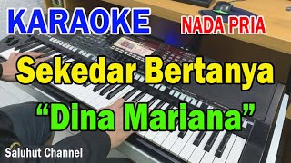 SEKEDAR BERTANYA ll KARAOKE HD ll DINA MARIANA ll HASRAT HATI ll NADA PRIA BDO [upl. by Naanac]