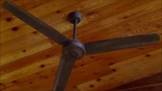 Two brown Industrial ceiling fans [upl. by Lokcin604]