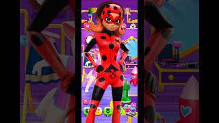 🌈Scarabella Miraculous Ladybug My Talking Angela 2 scarabella ayla ladybug miraculousladybug [upl. by Neztnaj]