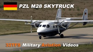 4K PZL Mielec M28 Skytruck DCPDA  DCPDC Falcon Leap 2020 Eindhoven AB EHEH [upl. by Som453]