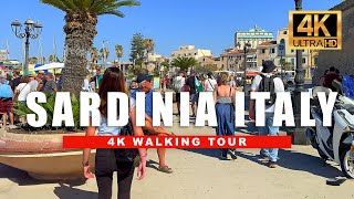 🇮🇹 Sardinia Italy Walking Tour  Alghero Beach and Fortress City Walk  4K 60fps HDR [upl. by Eanwahs]