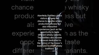 Aberfeldy Distillery interesting facts [upl. by Anaik]