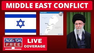 Israel Iran amp Hezbollah Fighting  LIVE Breaking News Coverage with Beirut Lebanon War Updates [upl. by Anived]