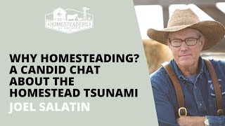 Why Homesteading A Candid Chat About the Homestead Tsunami  Joel Salatin of Polyface Farms [upl. by Chick179]