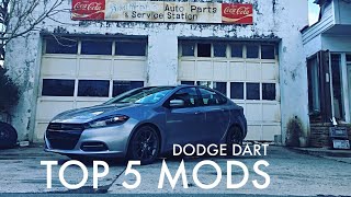 Top 5 Mods for Dodge Dart [upl. by Aritak]